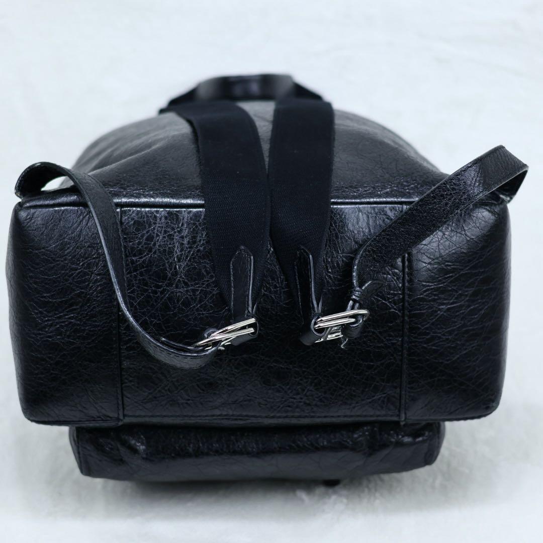 BALENCIAGA エクスプローラ　ユニセックス　ブラックレザー リュック