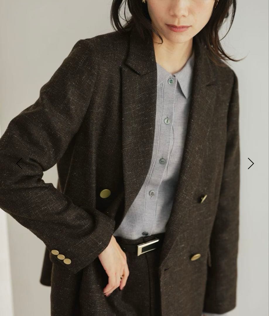 グリーンレーベルリラクシング⭐︎スラブダブルジャケット