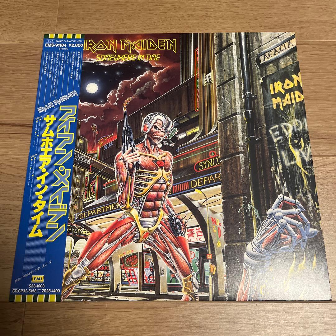 【美品】IRON MAIDEN / アイアン・メイデン サムホエア・イン・タイム