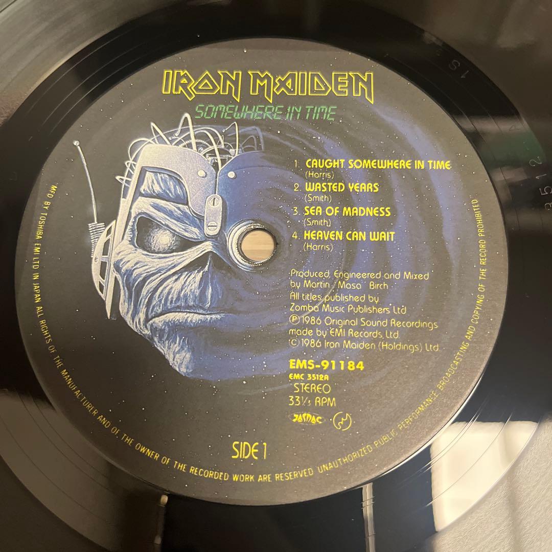 【美品】IRON MAIDEN / アイアン・メイデン サムホエア・イン・タイム