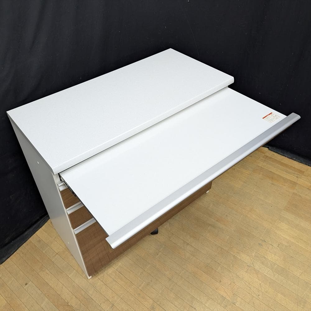 美品　ユーアイ　ソフトクローズ　キッチンカウンター　レンジ台　キャビネット