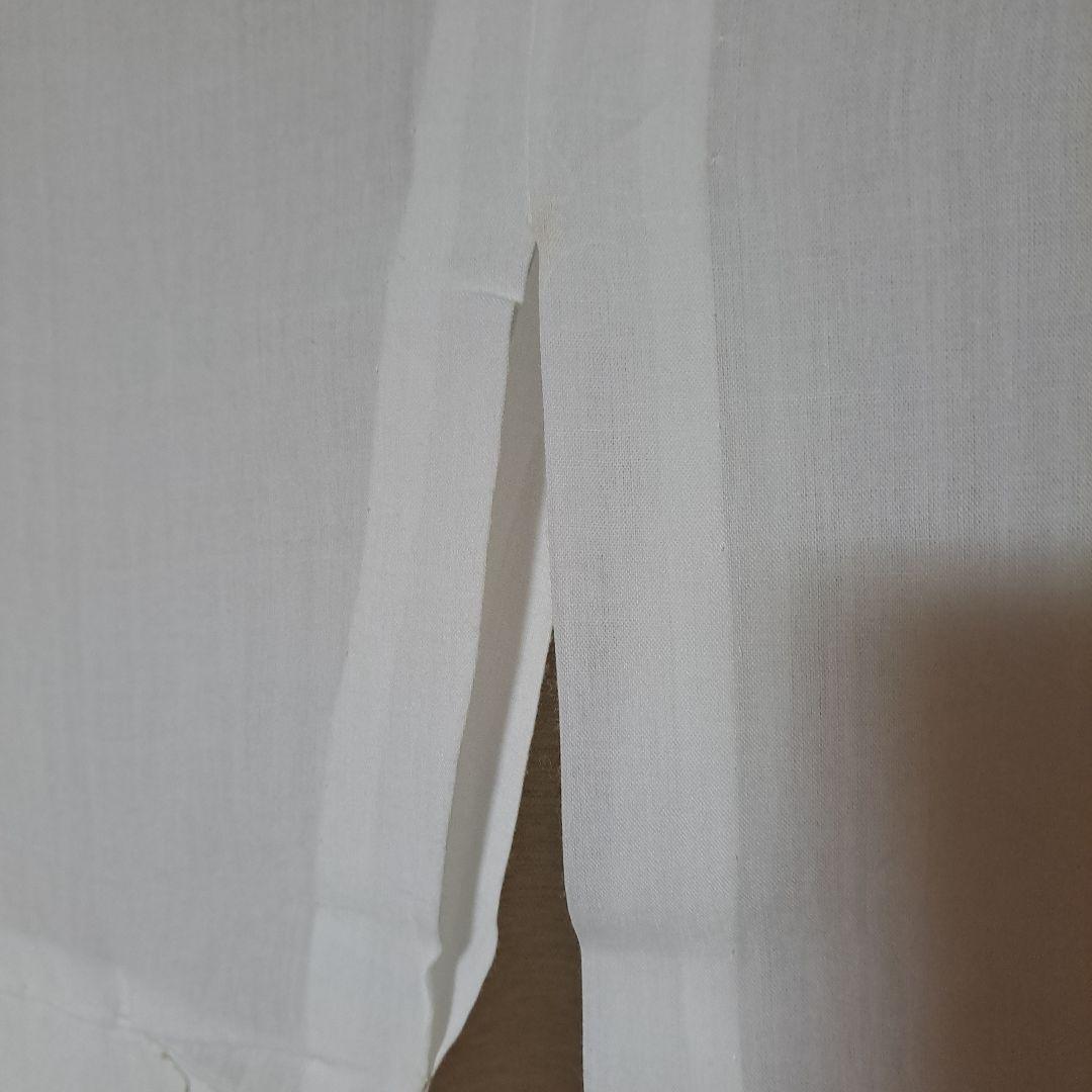 小地谷本麻長襦袢 麻の半衿をつけてあります