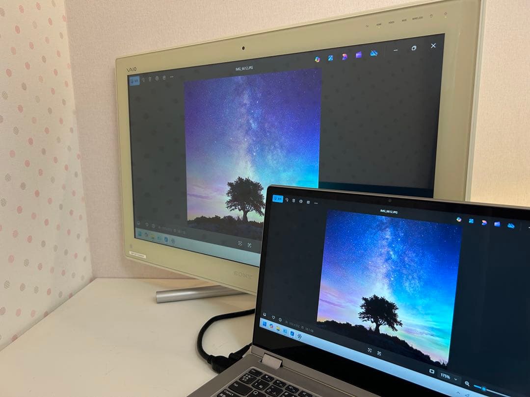 SONY VAIO 地デジ、ブルーレイ、HDMI入力、24インチ フルHD