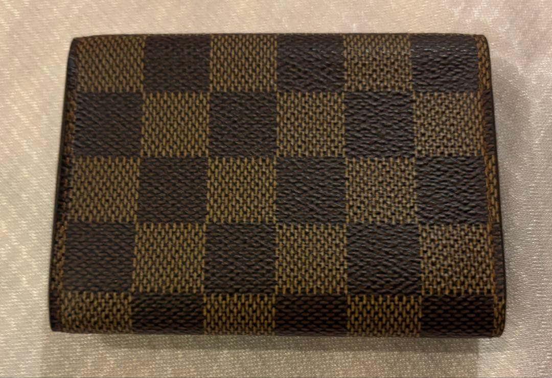 【美品】ルイ ヴィトン ダミエ アンヴェロップ・カルト ドゥ ヴィジット