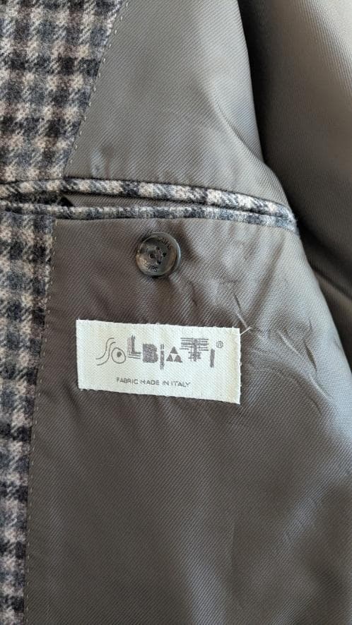 ★SHIPS チェック柄 テーラードジャケット 48(A6、175cm）