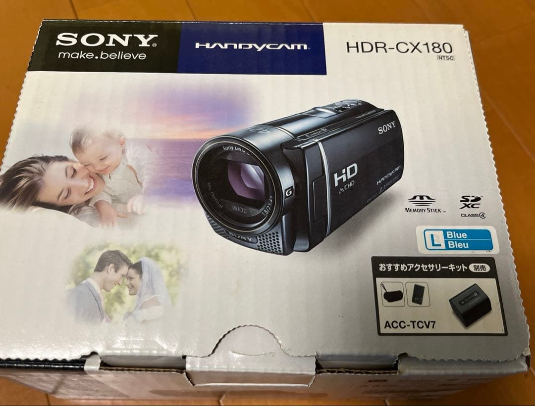 SONY HDR-CX180 ビデオカメラ ブルー 本体