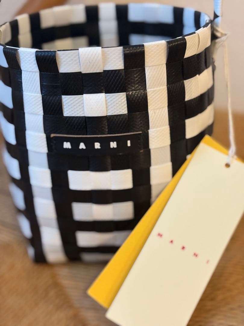 タグ付き 【MARNI】マルニ かごバッグ バスケット