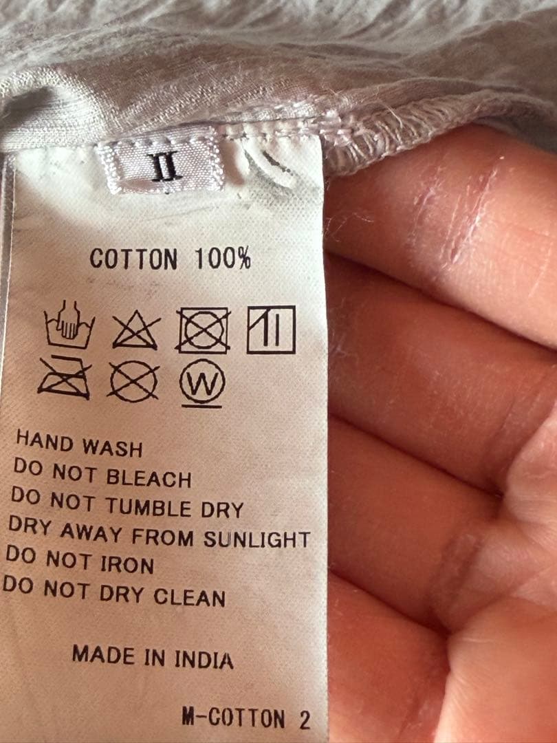 メゾンドソイル maison de soilピンタックコットンワンピース