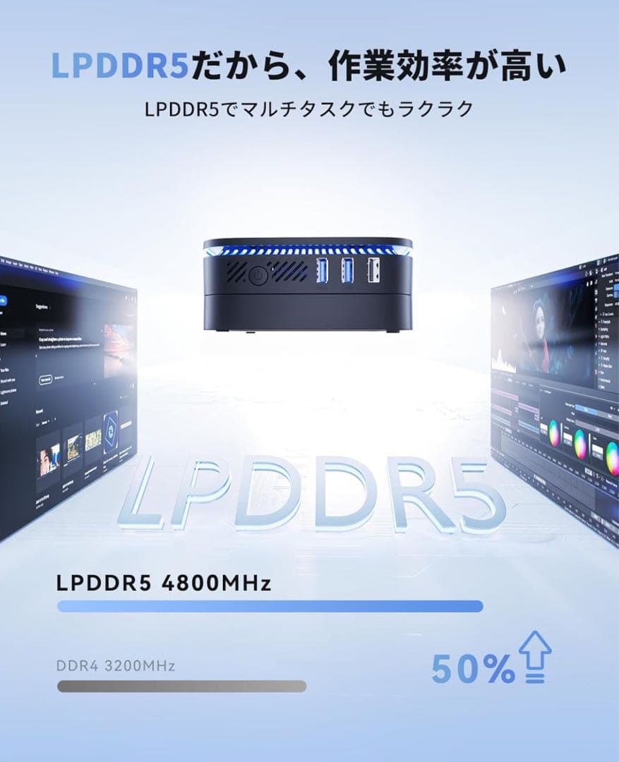 【ほぼ新品】定価36000円 Mini PC n100 12GB/256GB