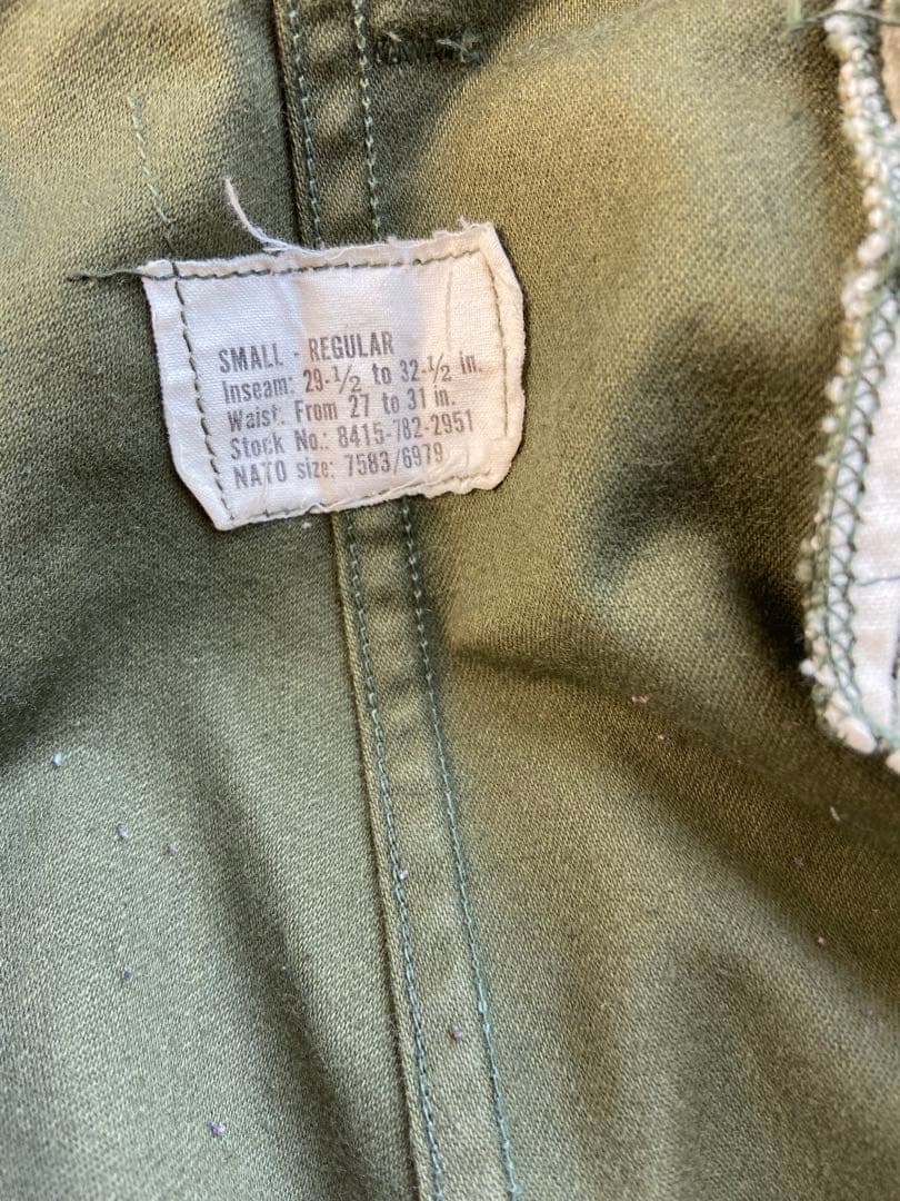 usarmy M65 カーゴパンツ　small regular 70s