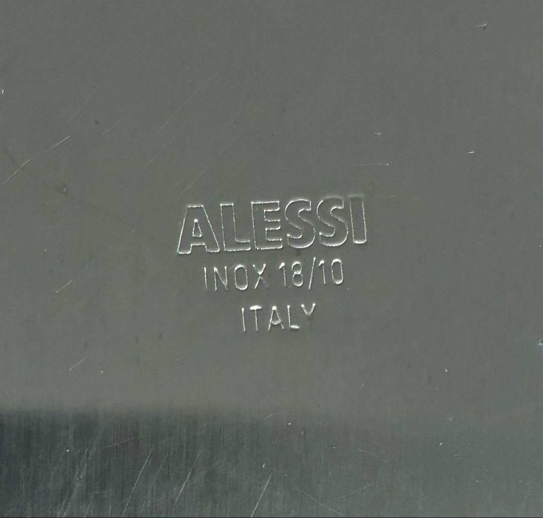 アレッシィ alessi GIROTONDO ペーパーバスケットゴミ箱　シルバー