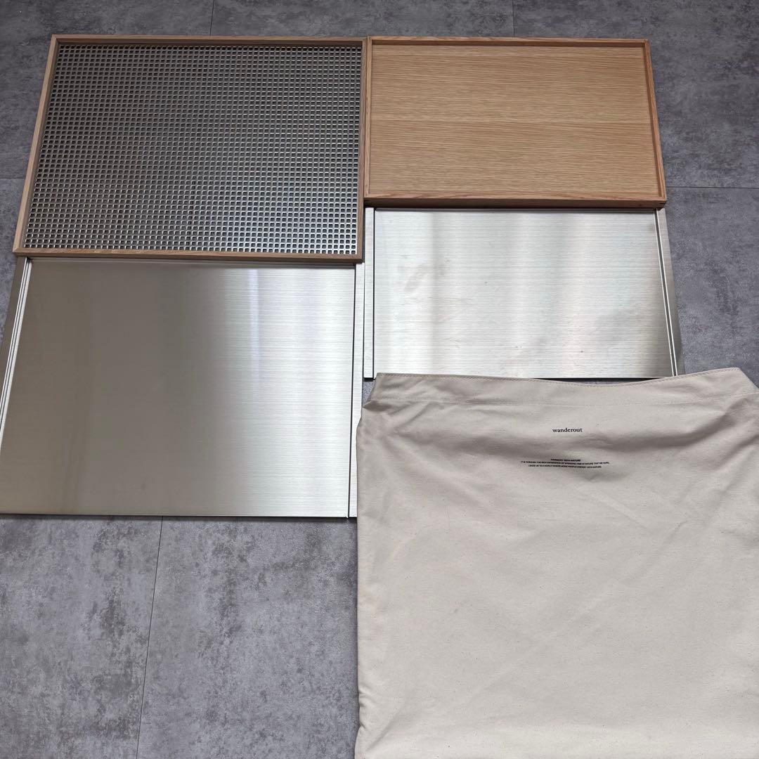 wanderout universal tray plate bag セット