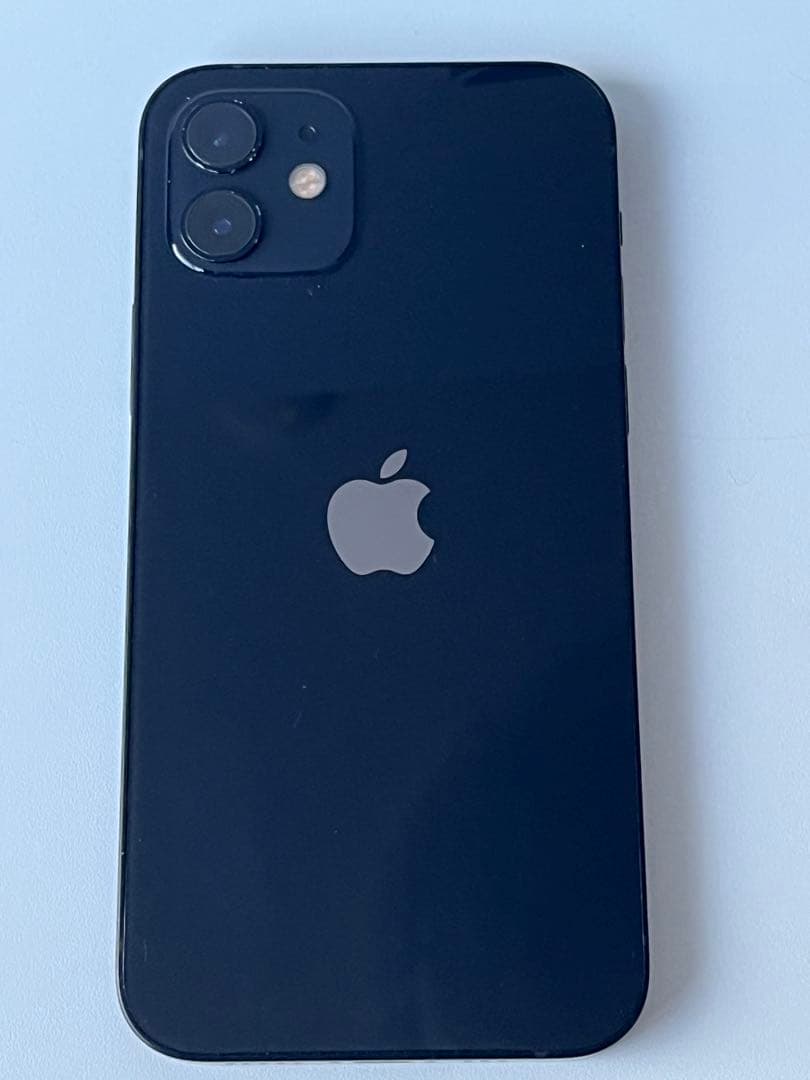 iPhone12 128GB simフリー ブラック本体 箱 iFaceケース