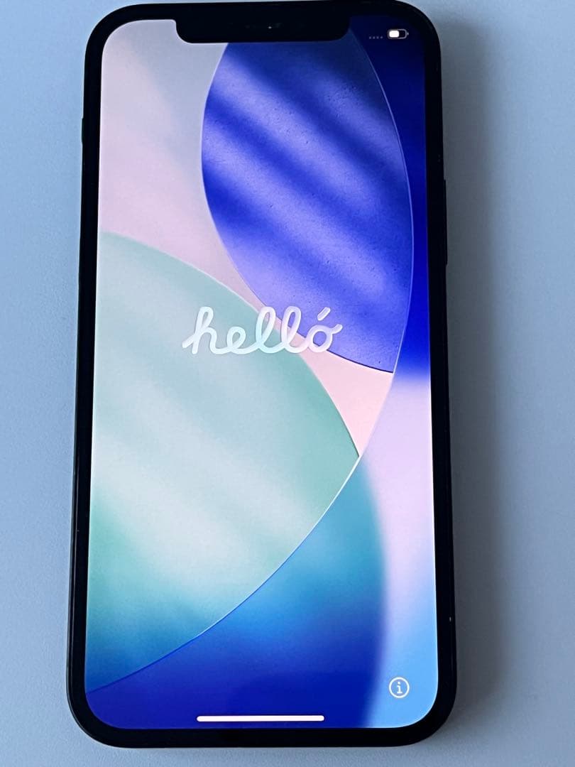 iPhone12 128GB simフリー ブラック本体 箱 iFaceケース