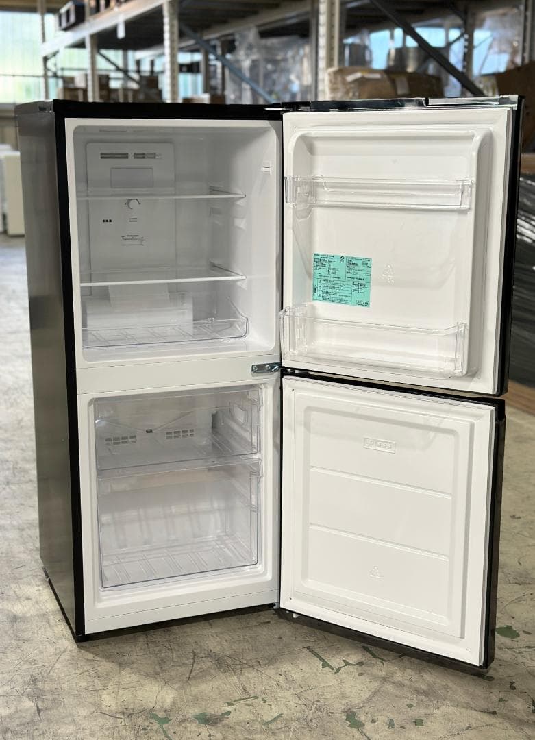 ハイアール 2ドア冷蔵庫 JR-NF121NJ-K 右開き 2023年製