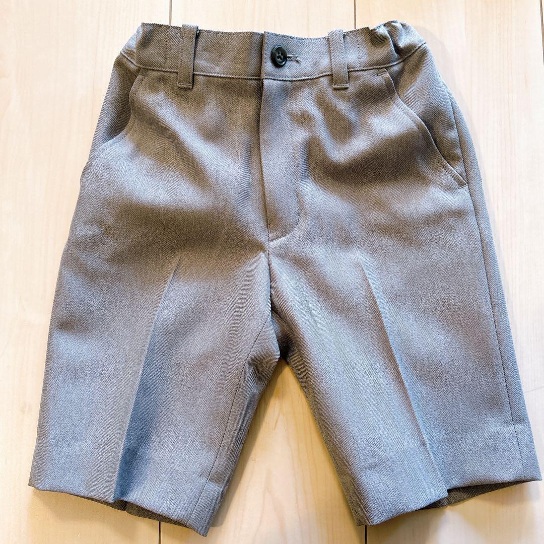 プティマイン　セレモニー　グレーセットアップ　男の子　110