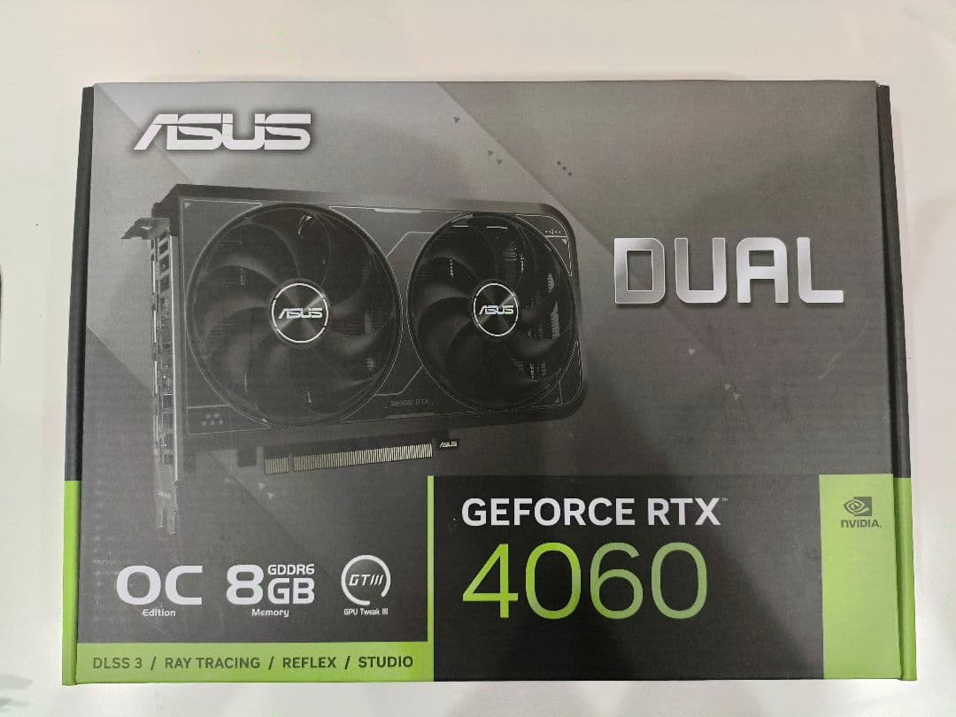 ASUS DUAL GEFORCE RTX4060 グラフィックボード