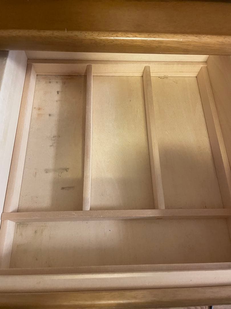 美品　カリモク家具 食器棚 karimoku 木製食器棚 ガラス扉付き