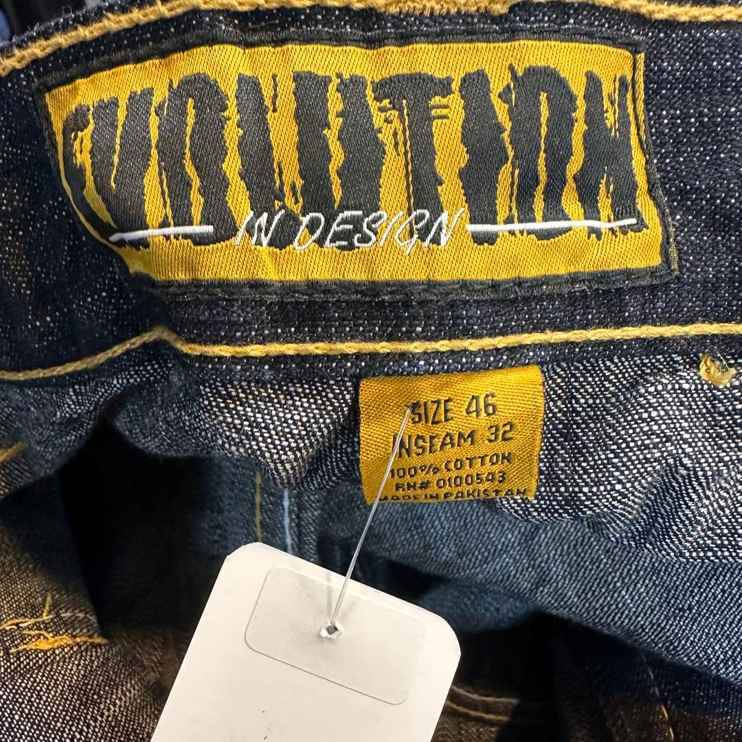 超BIGサイズ46 EVOLUTION 極太バギー　デニムパンツ