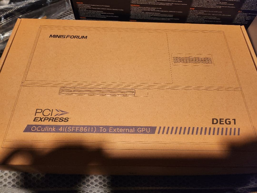 グラフィックボード・グラボ・ビデオカード MINISFORUMDEG1+COUGARGEX PRO850W+3060TI