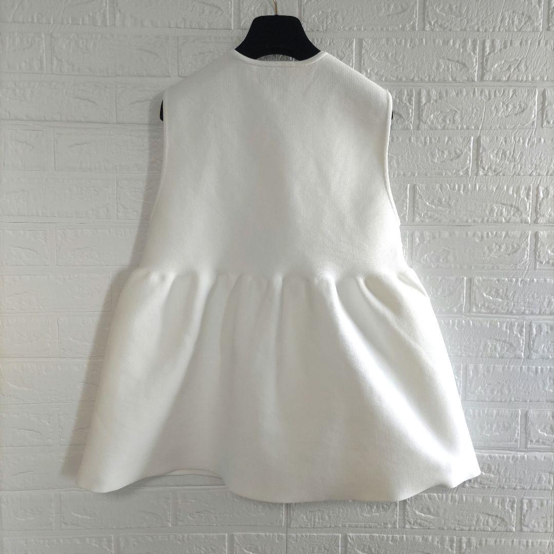 UNITEDARROWS　ユナイテッドアローズ　フリルニットベスト