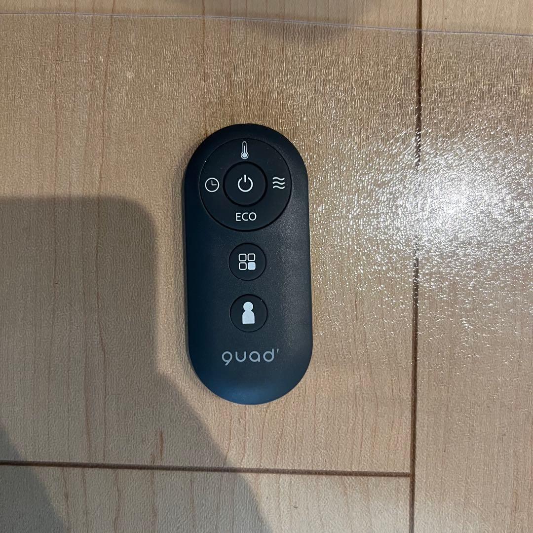 QUADS QS424 セラミックヒーター グレー　ファンヒーター