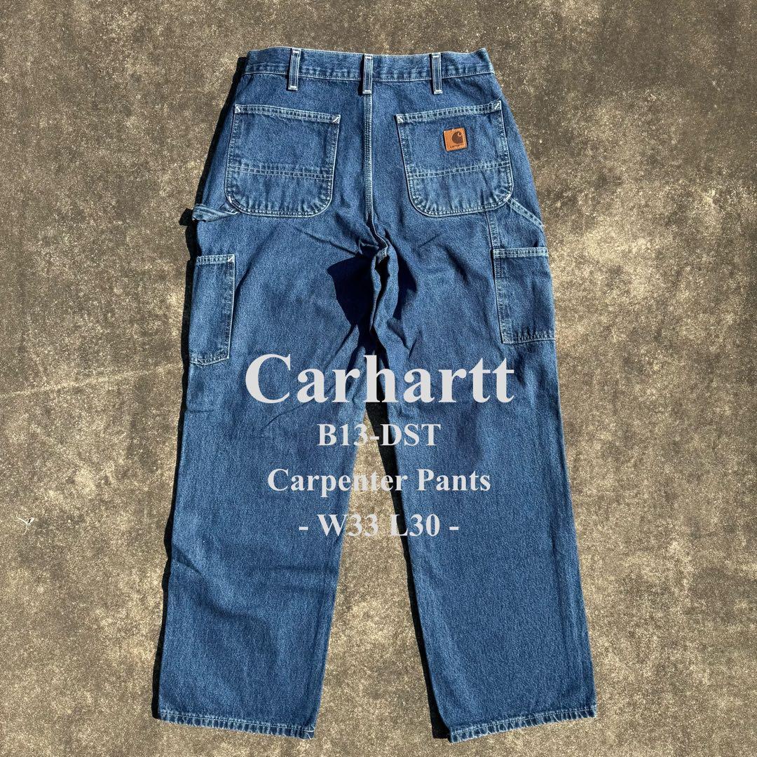MC　カーハート B13 メキシコ製 ペインターデニム W33 L30 紺