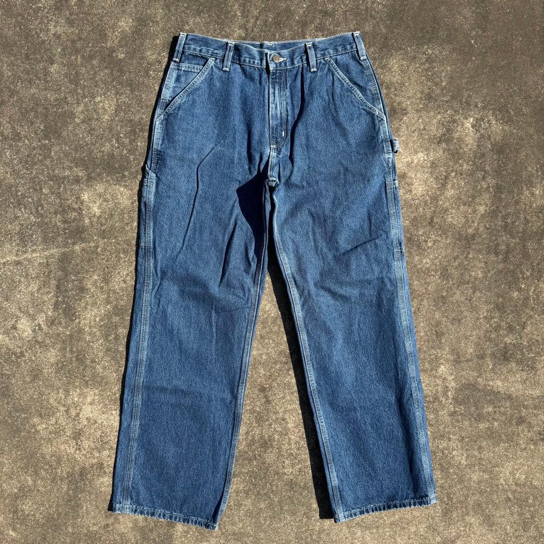 MC　カーハート B13 メキシコ製 ペインターデニム W33 L30 紺