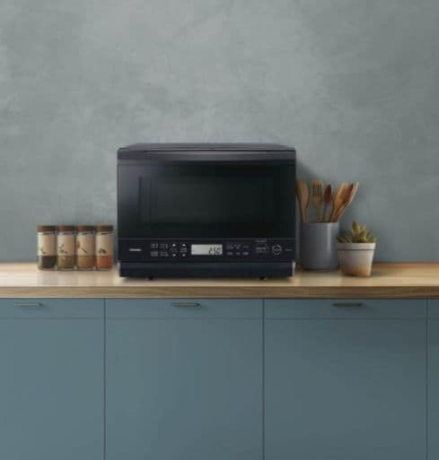 東芝スチームオーブンレンジ 石窯ドームER-VD70　黒　フラット　2020年製