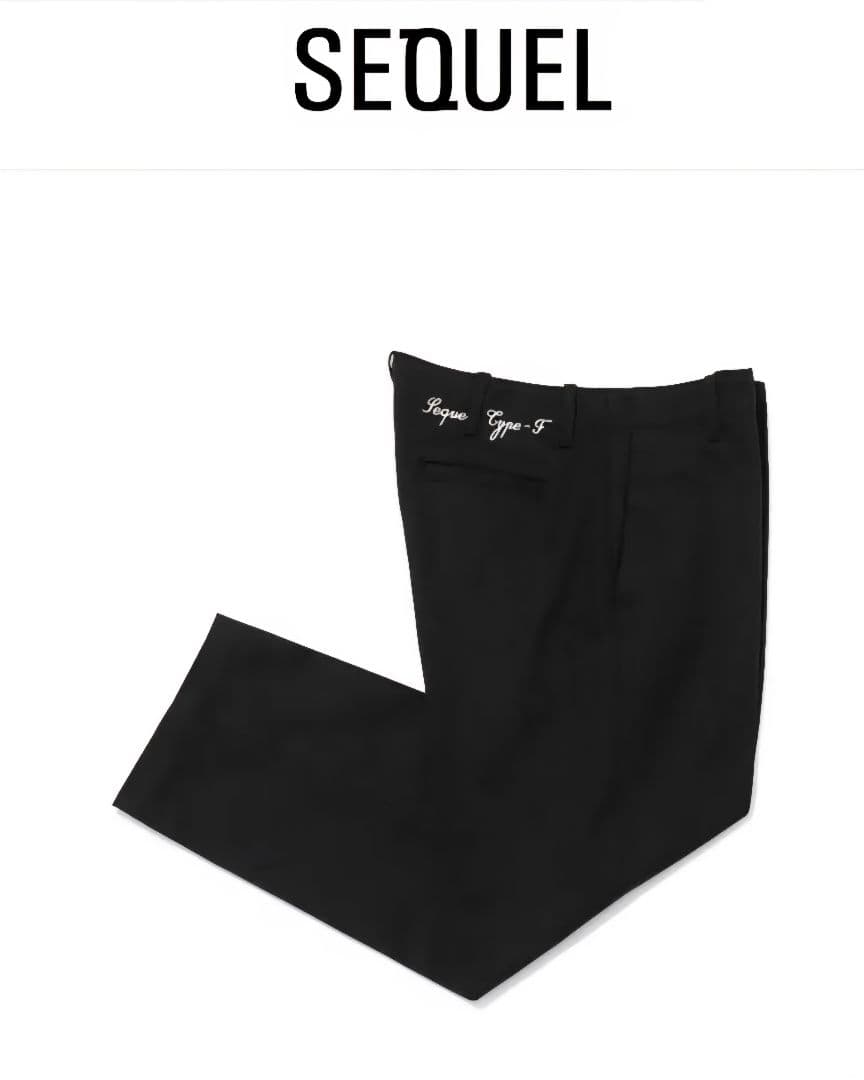 パンツ SEQUEL 2025AW CHINOPANTS(TYPE-F) Black