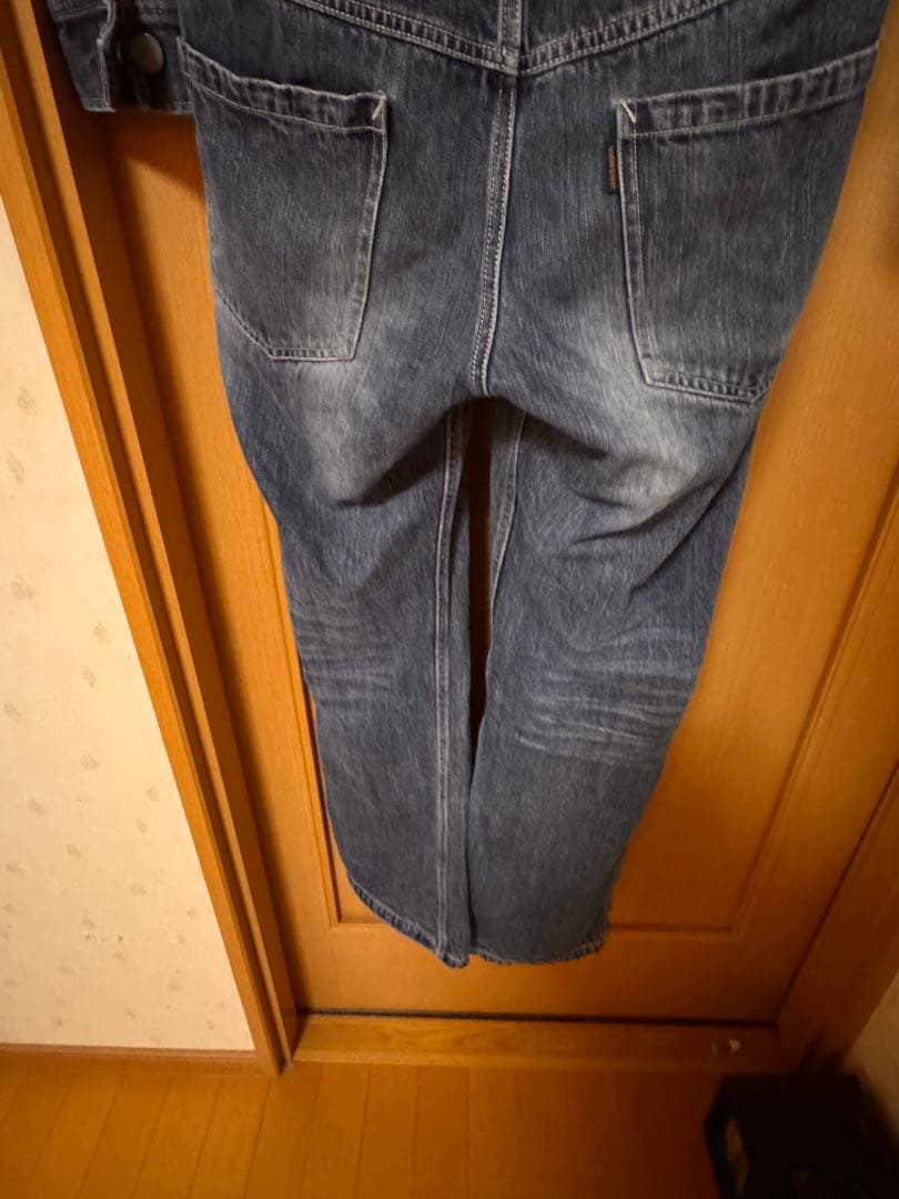 Vanson デニムオールインワン　スカルデザイン