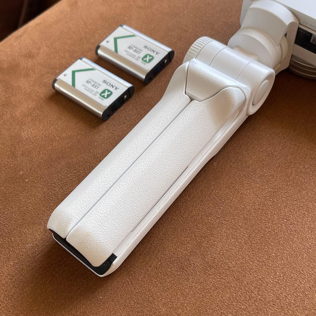 SONY ZV-1 白 本体、三脚、バッテリー×2