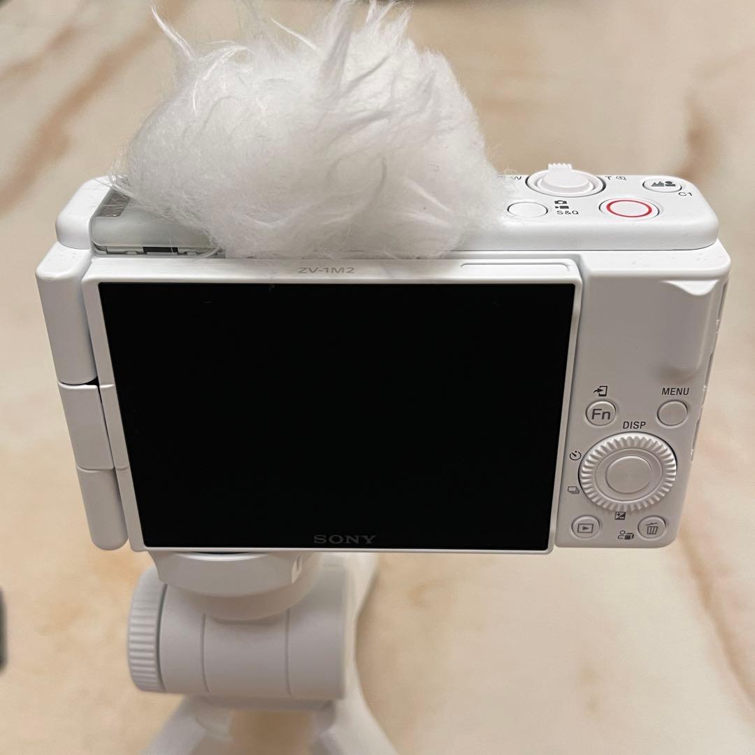 SONY ZV-1 白 本体、三脚、バッテリー×2