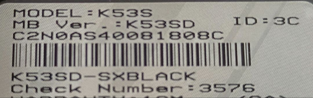 ASUS K53S ノートPC Intel i5 8GB