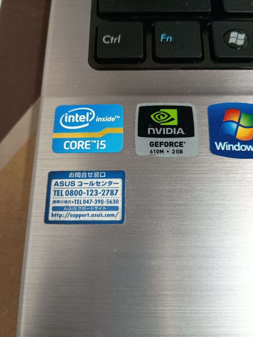 ASUS K53S ノートPC Intel i5 8GB
