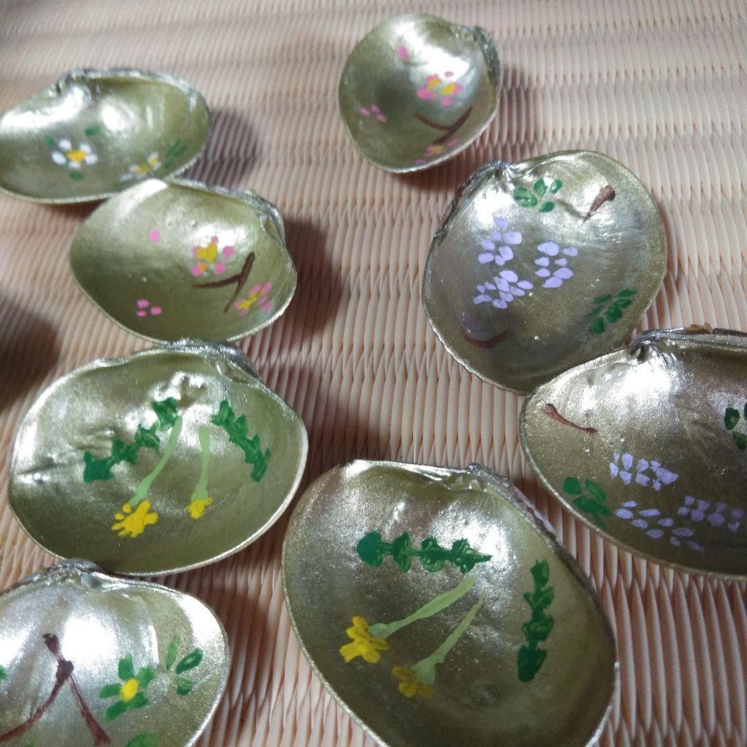 雛道具　雛飾り　貝桶貝殻つき