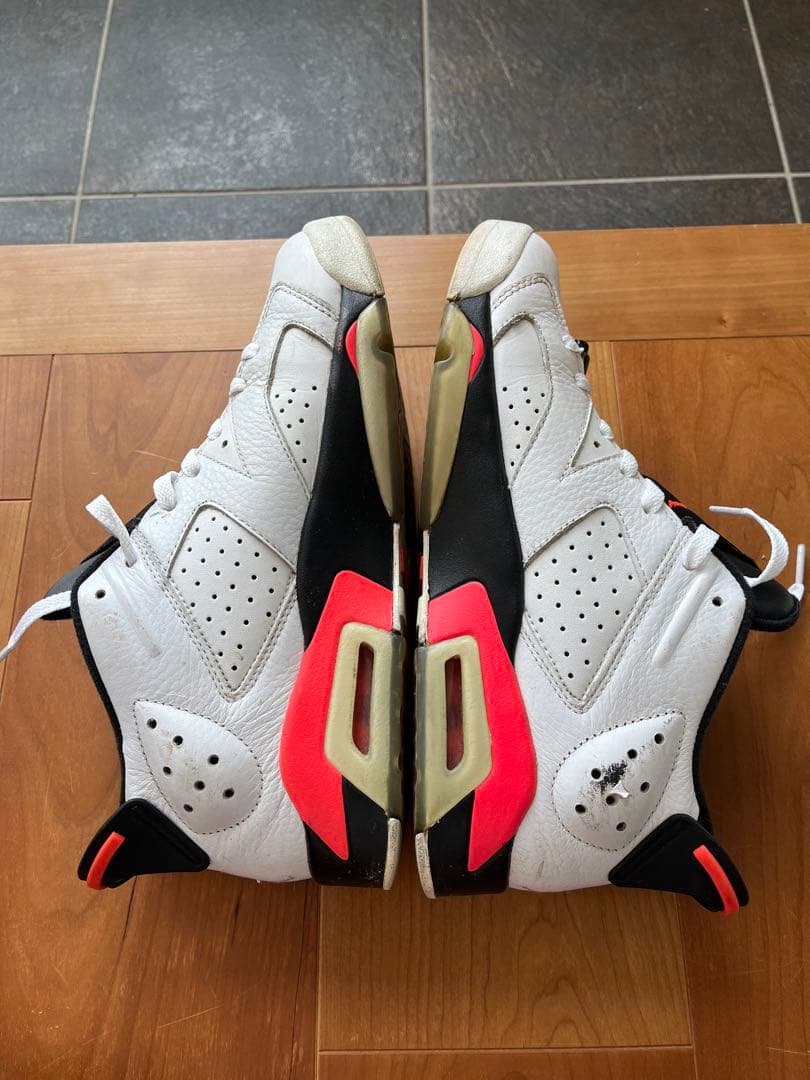 シューズ(男性用) AIR JORDAN 6 RETRO LOW INFRARED WHITE