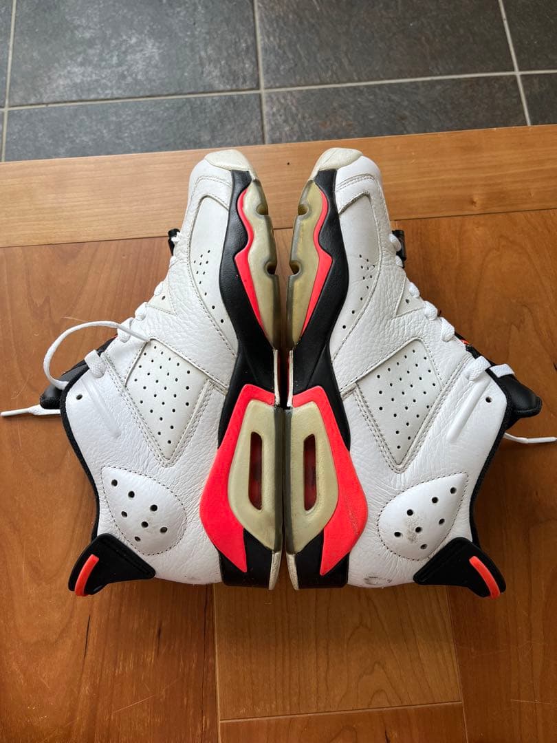 シューズ(男性用) AIR JORDAN 6 RETRO LOW INFRARED WHITE