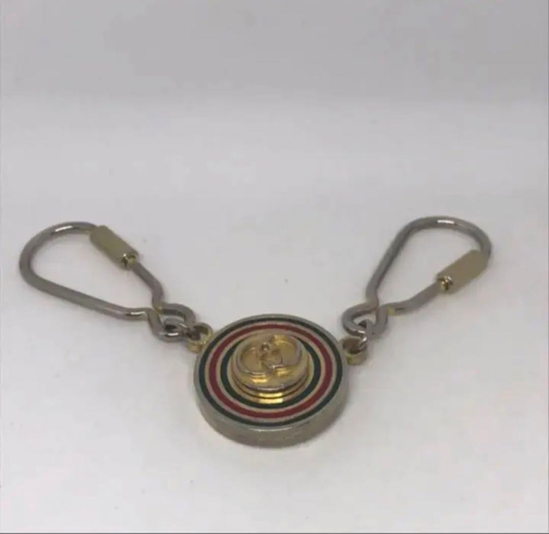 m*i様 GUCCI グッチ インターロッキング キーホルダー キーリング オー