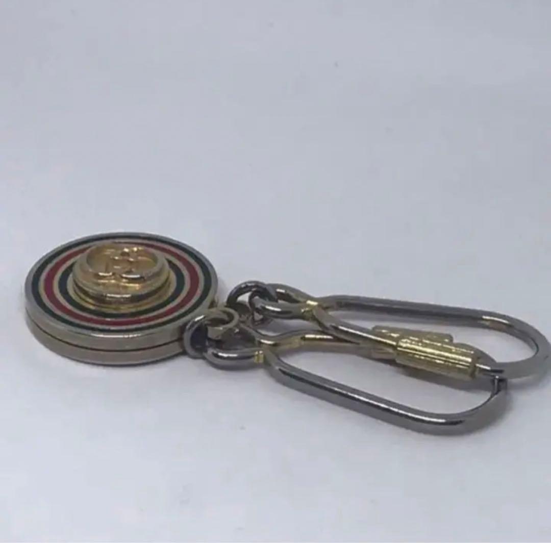 m*i様 GUCCI グッチ インターロッキング キーホルダー キーリング オー
