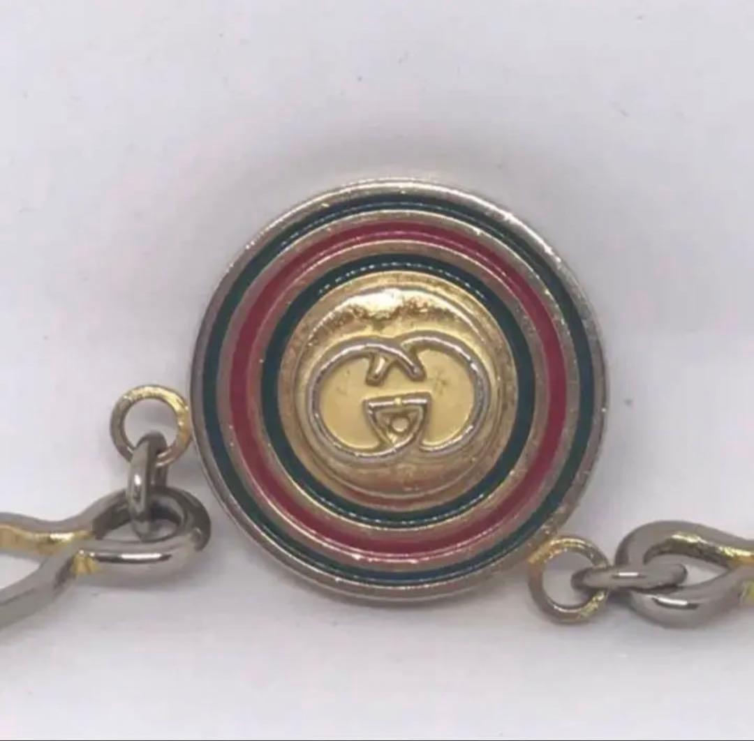 m*i様 GUCCI グッチ インターロッキング キーホルダー キーリング オー