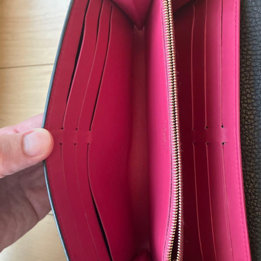 【美品】ルイヴィトン ポルトフォイユカプシーヌ 長財布 レディース 黒