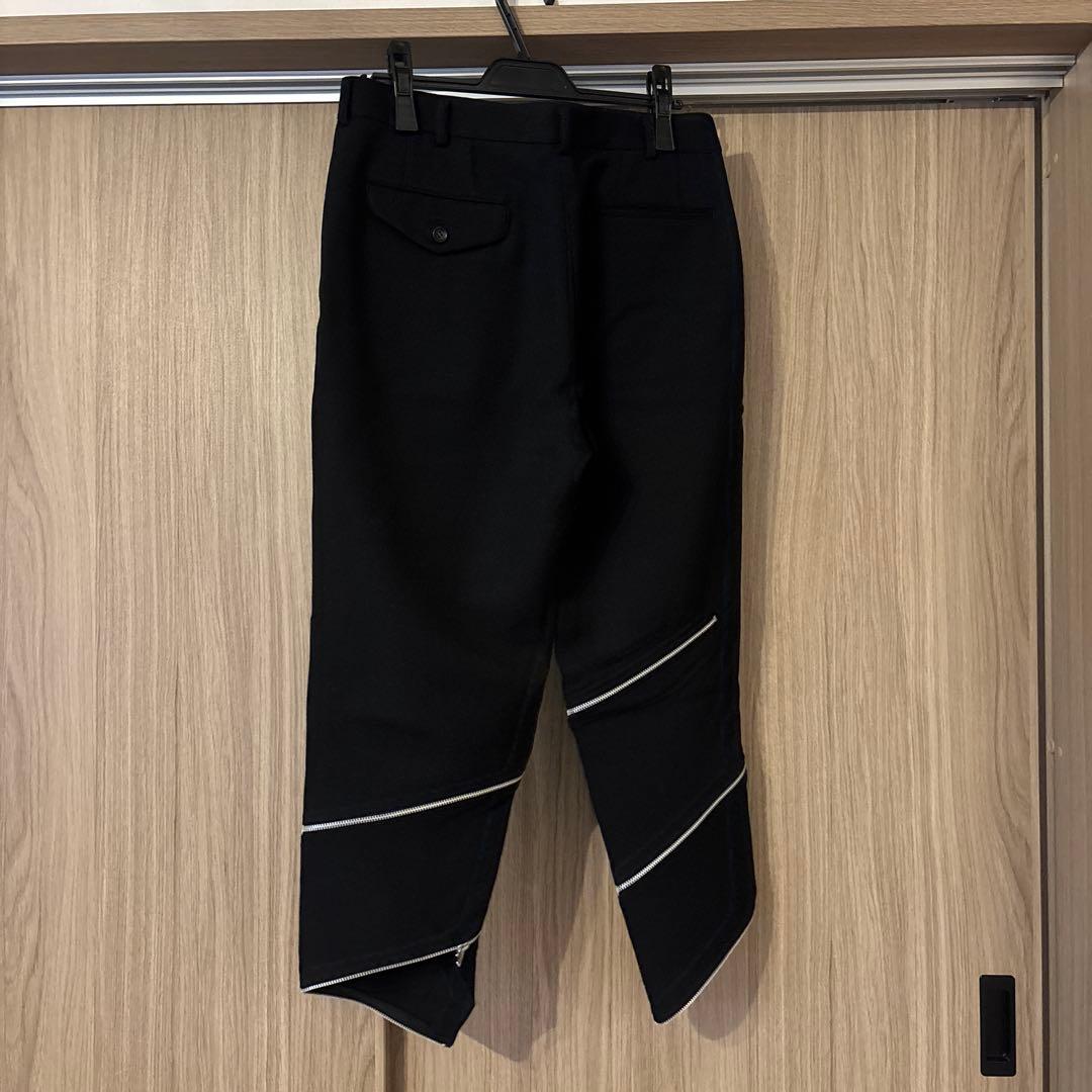 M*E様 BLACKcommedesgarcons ジップパンツ