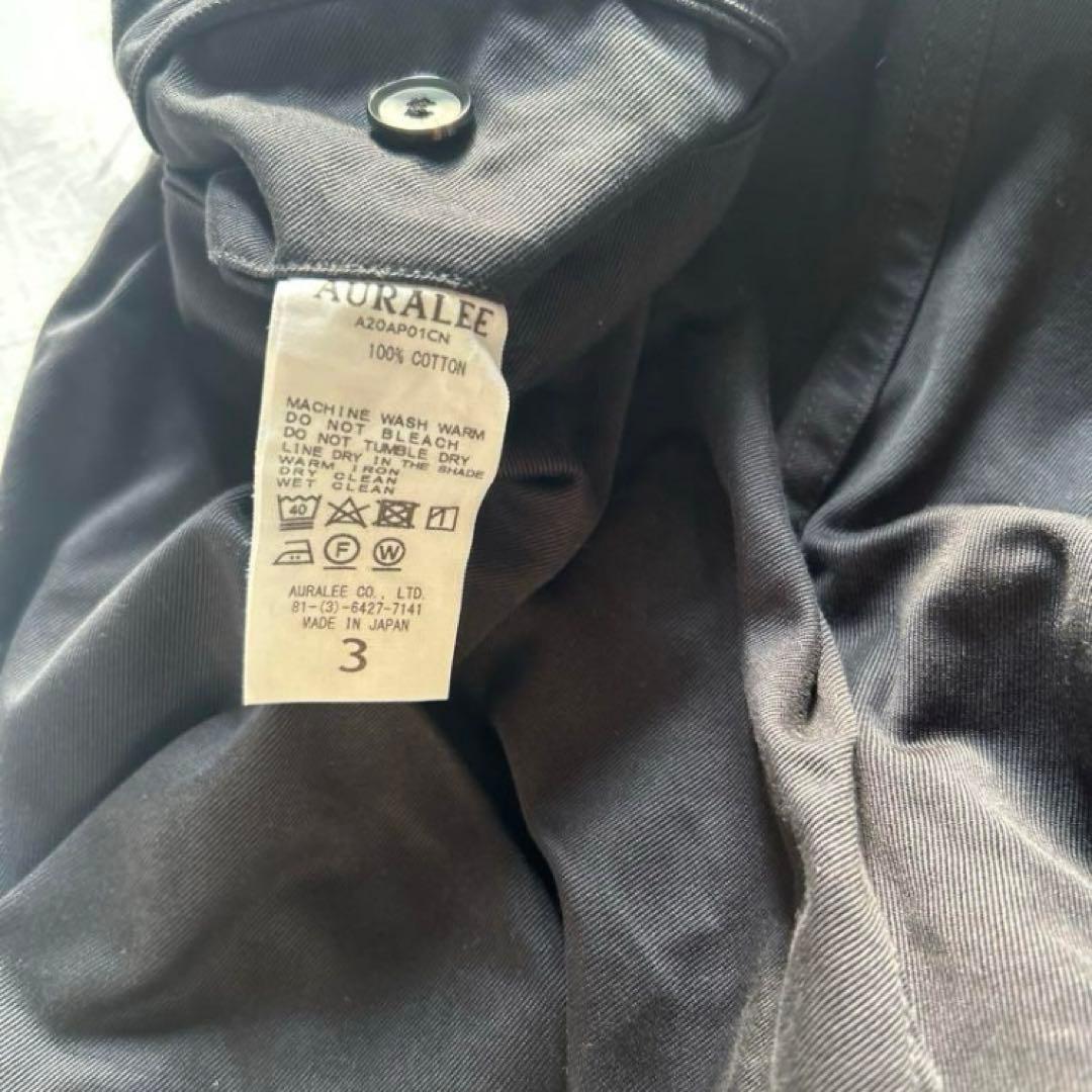 最終値下AURALEE WASHED FINX CHINO WIDE PANTS