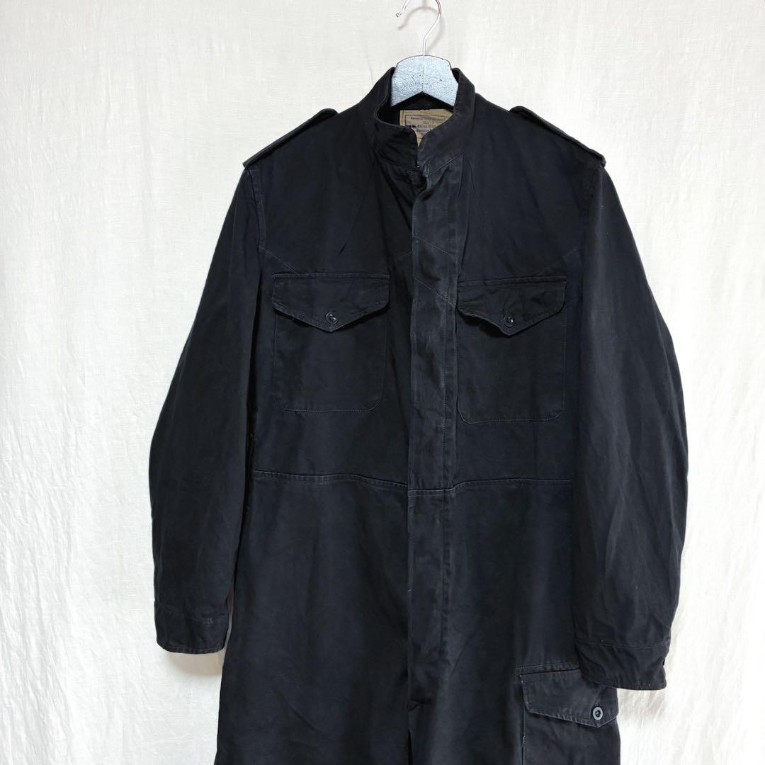 希少 美品 パキスタン軍 オールインワン つなぎ 黒 ブラック / イギリス軍