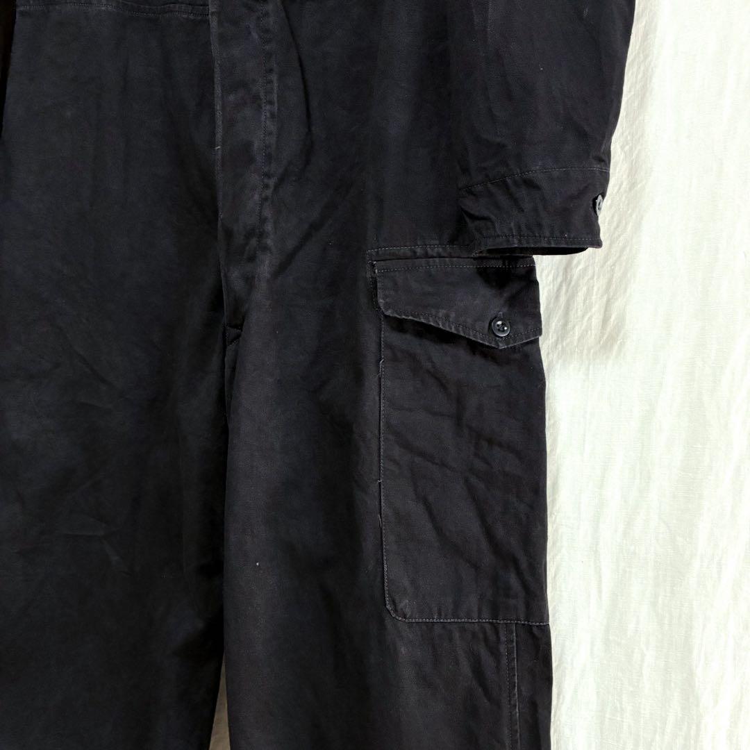 希少 美品 パキスタン軍 オールインワン つなぎ 黒 ブラック / イギリス軍