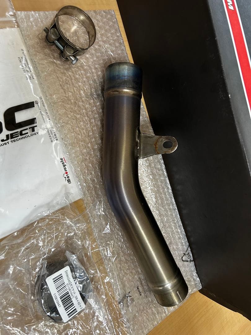 【美品】 ZX6R SC PROJECT フルチタン リンクパイプ/中間パイプ