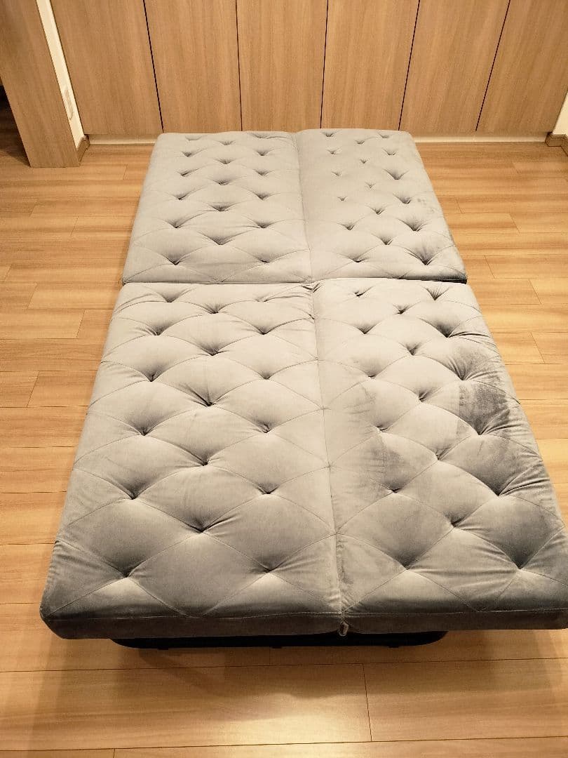 〈たなか〉【直接引渡の場合12000円引】LOWYA ベルベット調ソフ