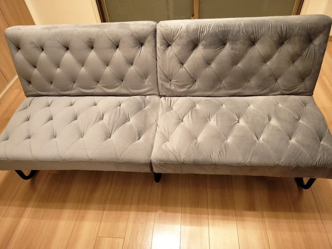 〈たなか〉【直接引渡の場合12000円引】LOWYA ベルベット調ソフ