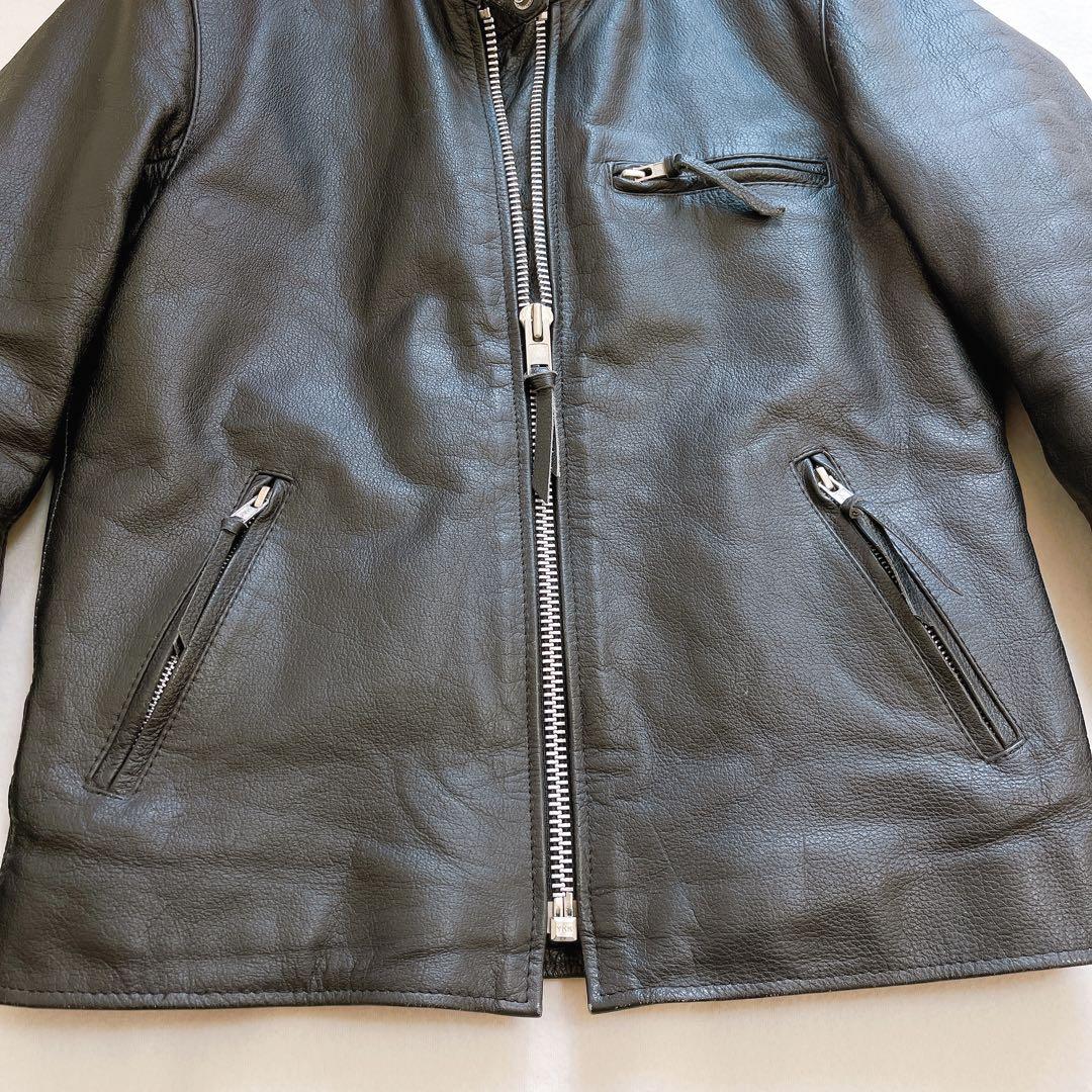 Freedom レザージャケット シングルライダース 牛革 本革 キルティング